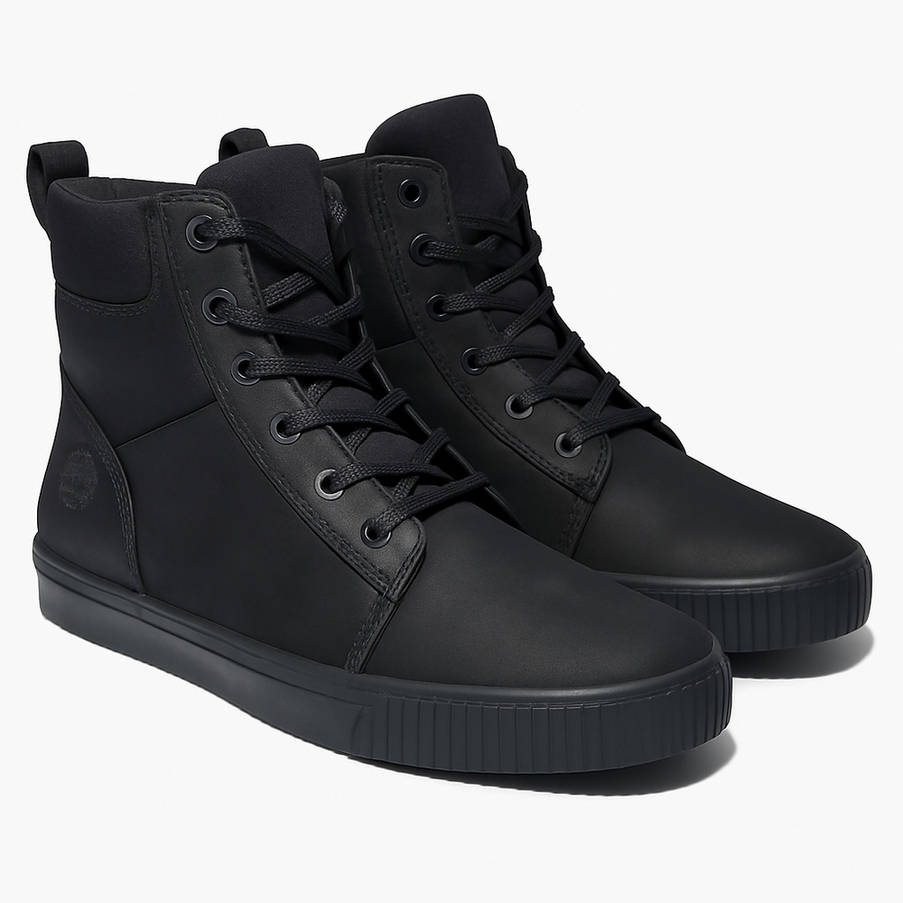 Timberland Men's Black High-Top Sneakers